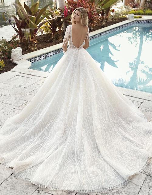 robe de mariée volumineuse