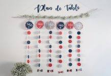 DIY plan de table mariage, décoration mariage