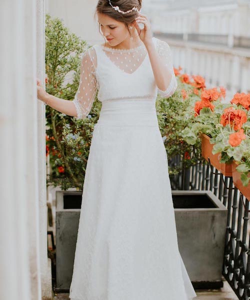 Robe De Mariée Manches Longues Mariéefr