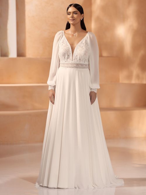 robe de mariée bohème grande taille