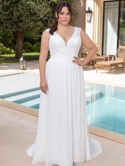 robe de mariée bohème grande taille