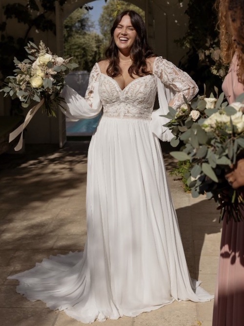 robe de mariée bohème grande taille