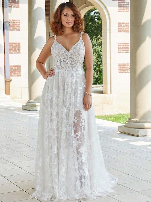 robe de mariée bohème grande taille