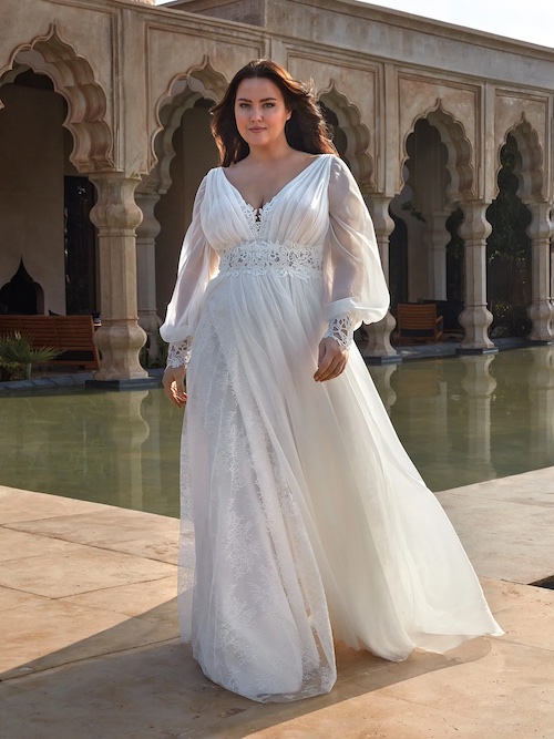 robe de mariée bohème grande taille