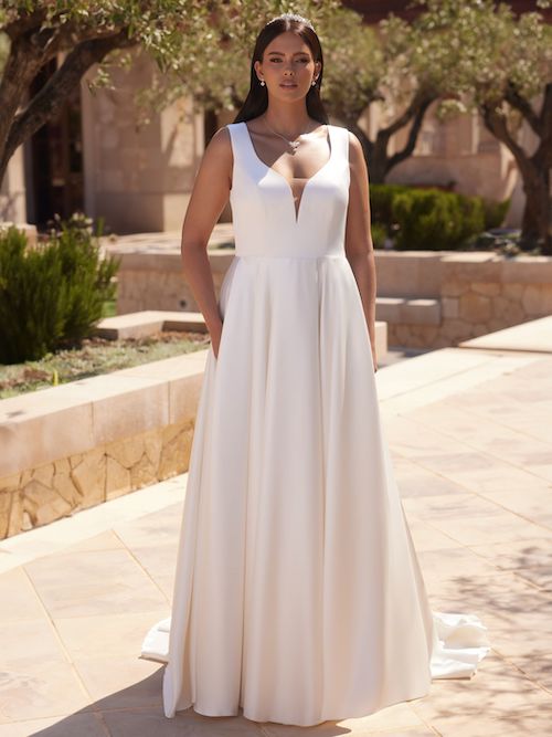 robe de mariée grande taille 2025