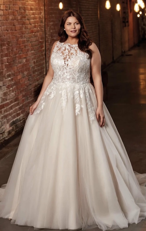 robe de mariée grande taille 2025