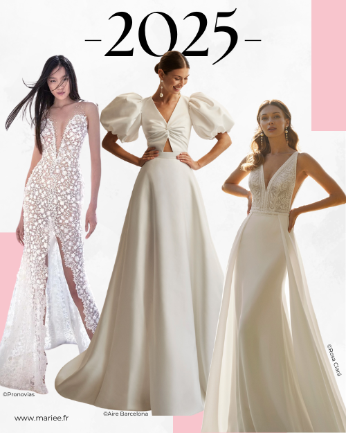 robe de mariée tendance 2025