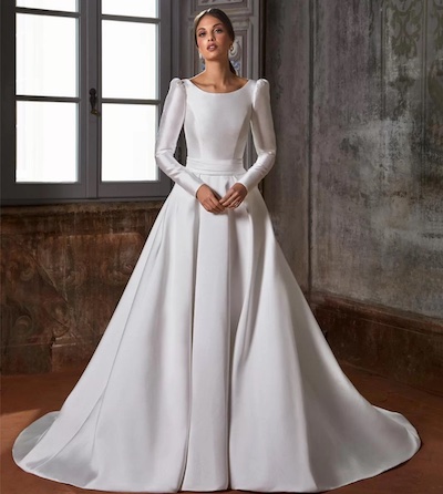 robe de mariée princesse sobre